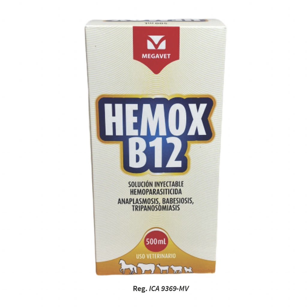 Hemox b12 prevencion inyetable megavet producto laboratorio veterinario bogota colombia